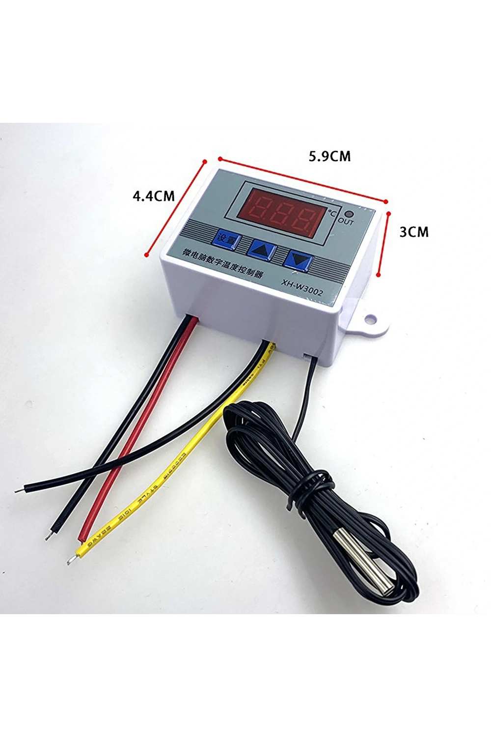 XH-W3002 220V AC Dijital Ayarlı Termostat 1500W