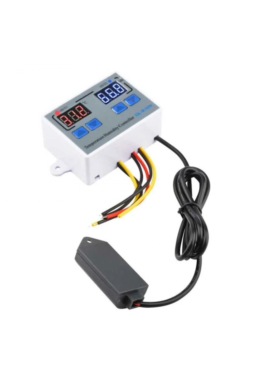 XK-W1099 220V Sıcaklık ve Nem Ölçer Ekranlı Röle Modülü - Termostat