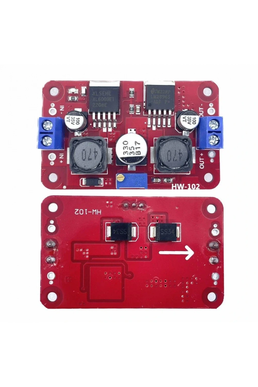 XL6009 LM2596S Voltaj Ayarlayıcı Regülatör Modülü