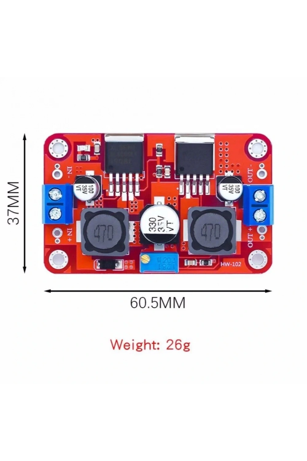 XL6009 LM2596S Voltaj Ayarlayıcı Regülatör Modülü