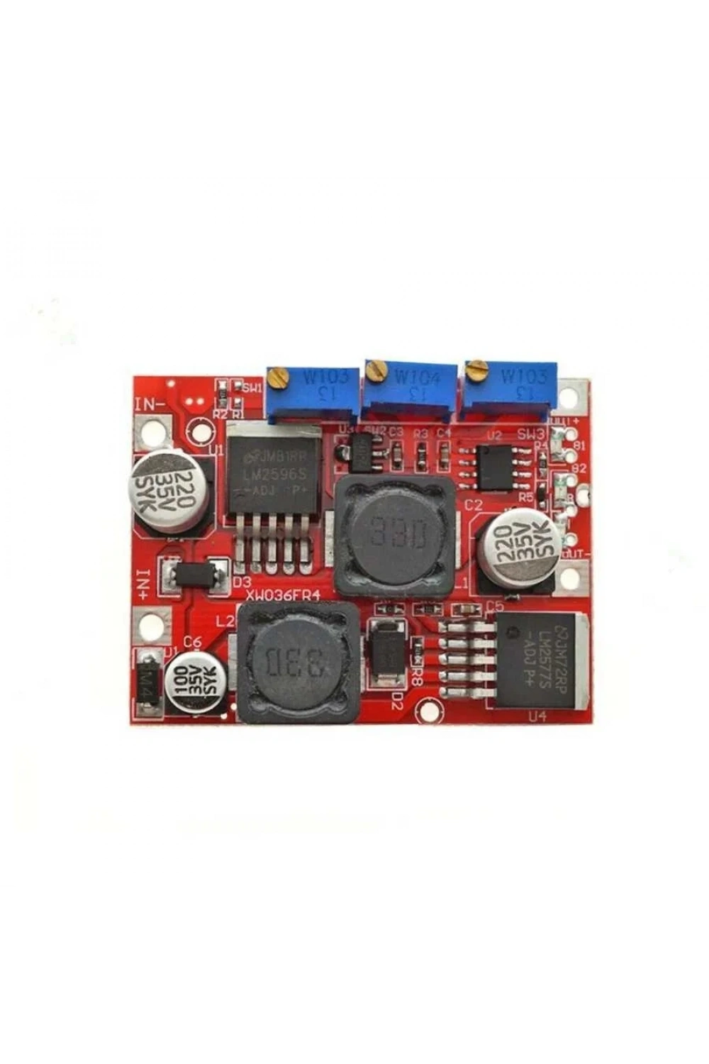 XL6019E1 LM2596S Voltaj Yükseltici ve Düşürücü Regülatör Modülü