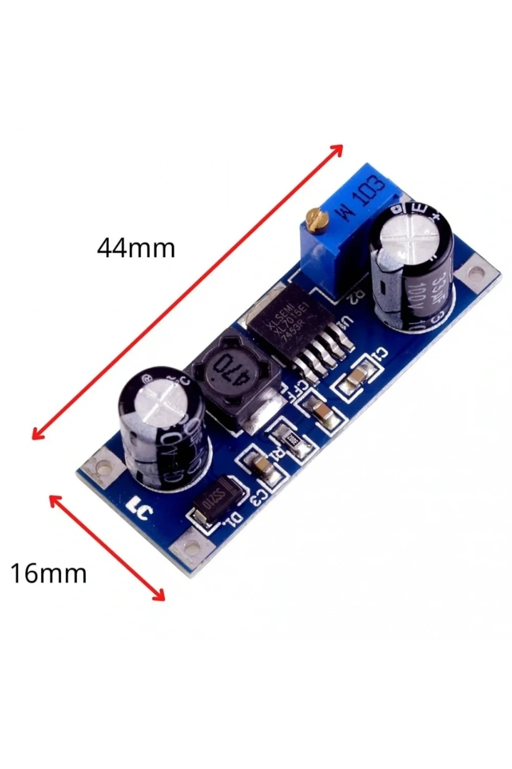 XL7015 DC-DC 5-80V Ayarlanabilir Voltaj Düşürücü Güç Kaynağı Modül