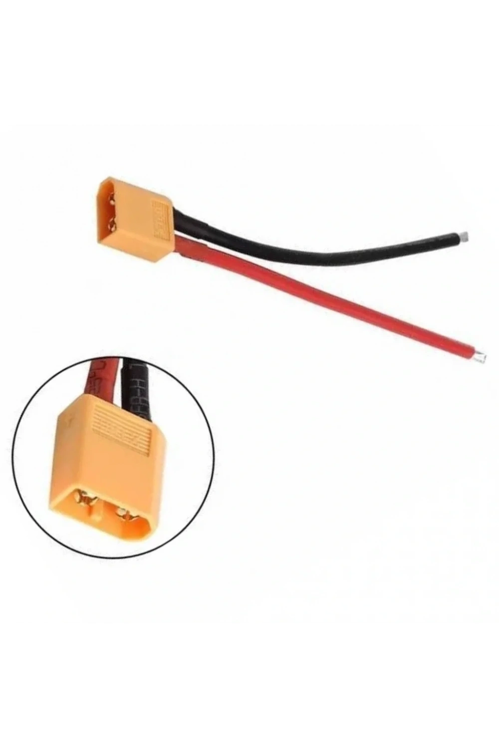 XT60 Erkek Lipo Pil Şarj Kablosu 10 cm