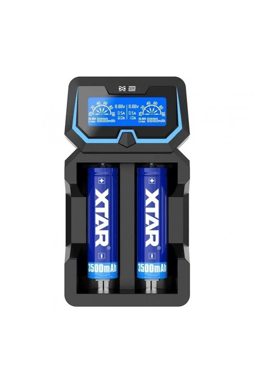 Xtar X2 LCD Ekranlı Pil Şarj Cihazı