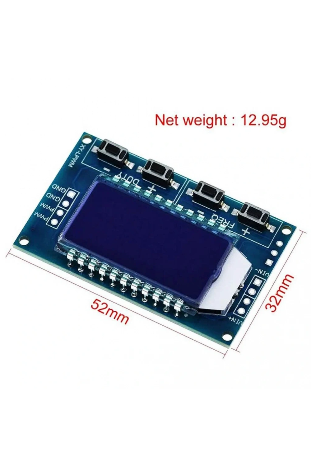 XY-LPWM LCD Ekranlı Sinyal Jenaratör Modülü Kare Dalga Üretici 1Hz-150Khz