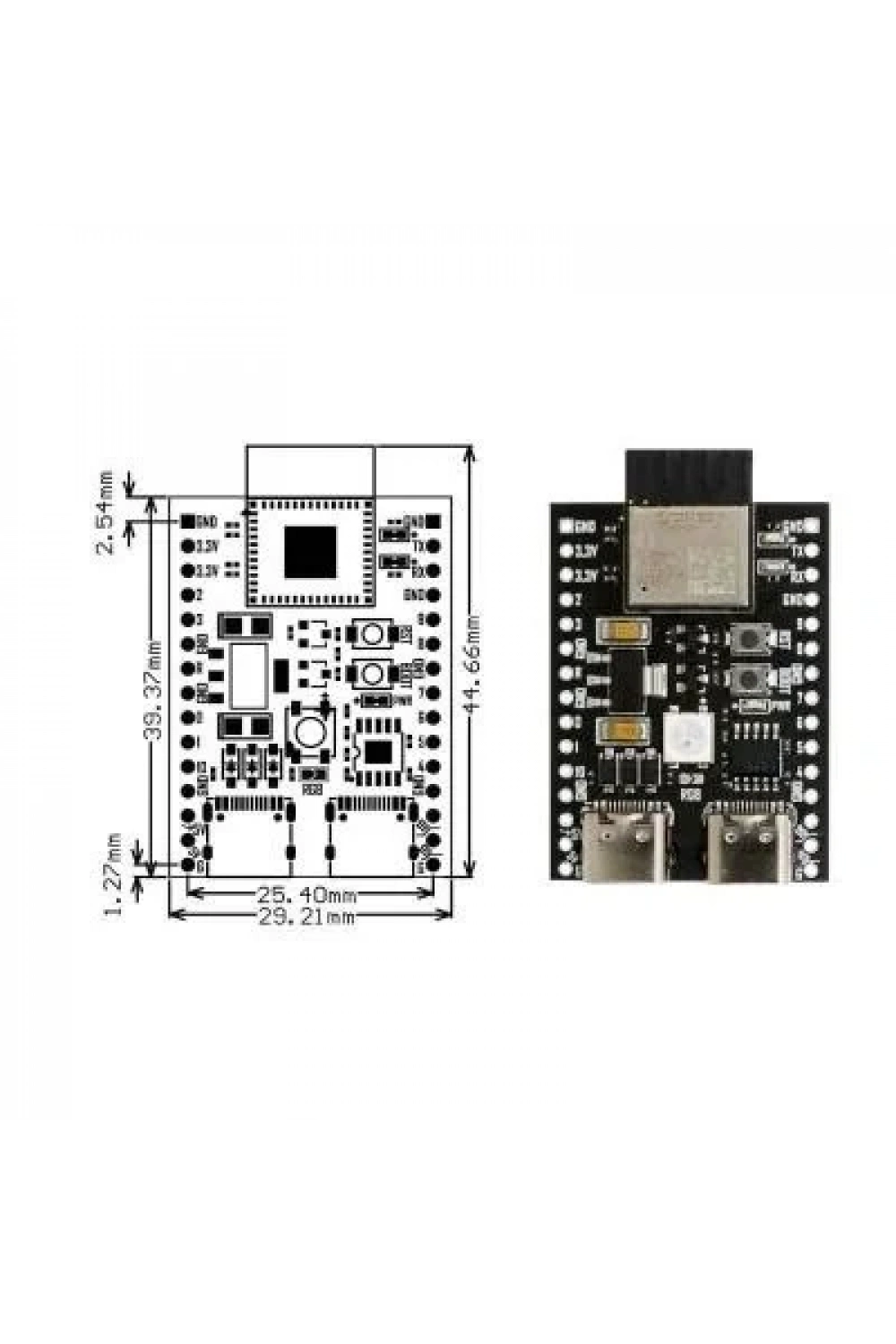 YD-ESP32-C3 Wi-Fi Bluetooth Geliştirme Kartı