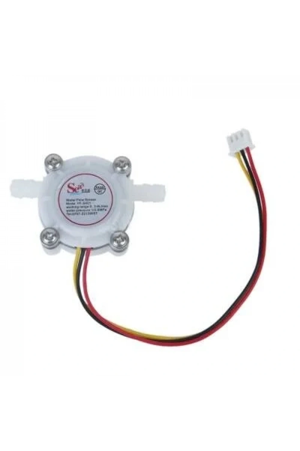 YF-S401 5-12V 2mm Su Akış Sensörü (Deniz) Debimetre 0.3-6L/Dk