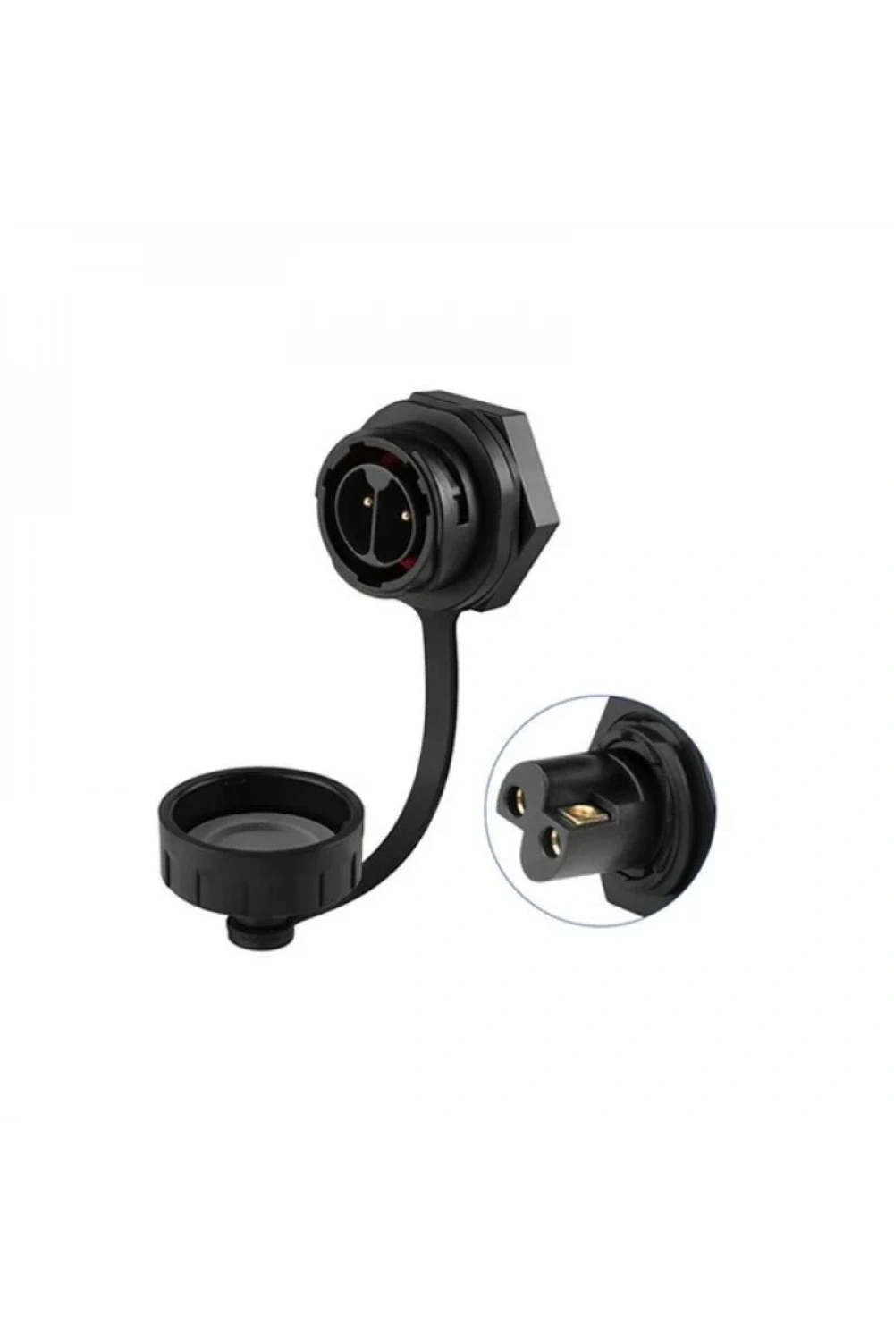 YM-20-C02SX-22-105A 2-Pin Su Geçirmez Konnektör - Erkek