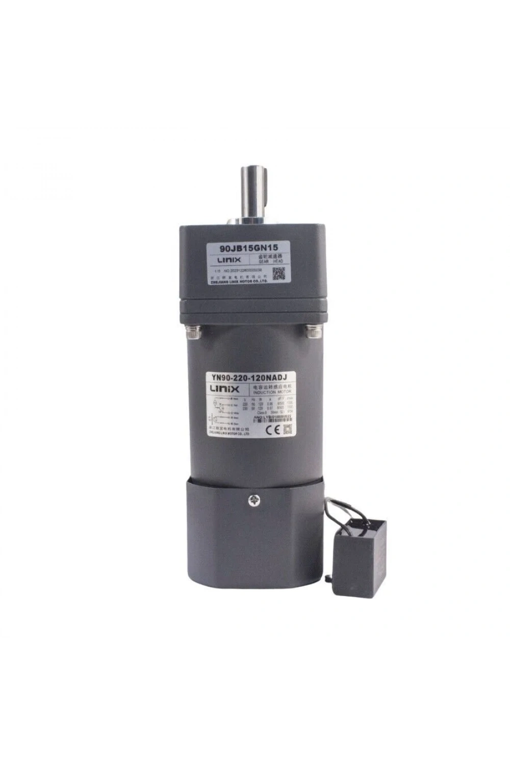 YN90-220-120 220V 87RPM Frenli AC Motor - 90JB15GN