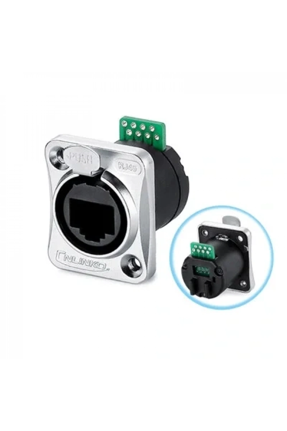 YT-RJ45-JSX-19-001 Su Geçirmez Ethernet Konnektörü - Dişi