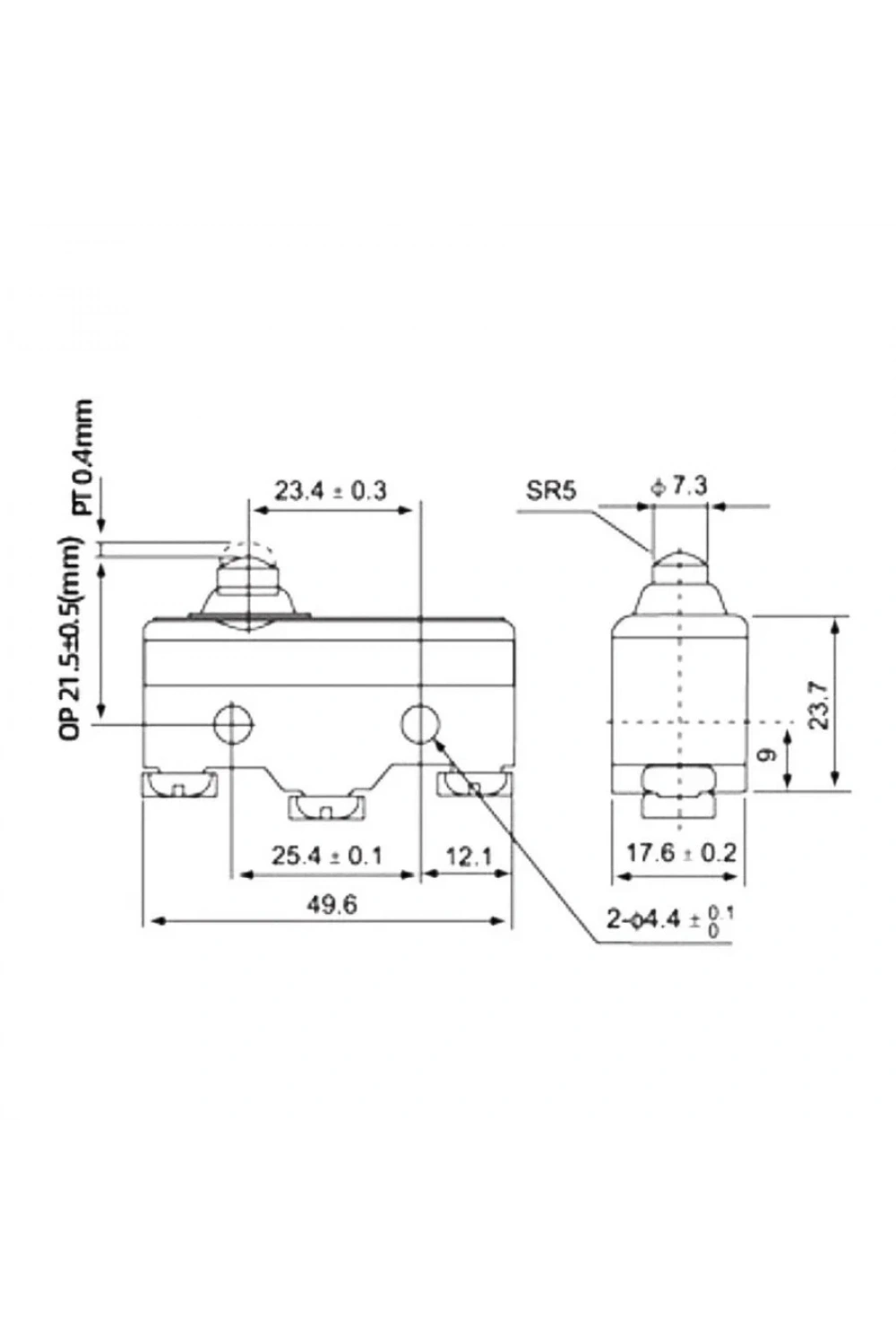 Z-15GD-B Micro Switch 3-Pin