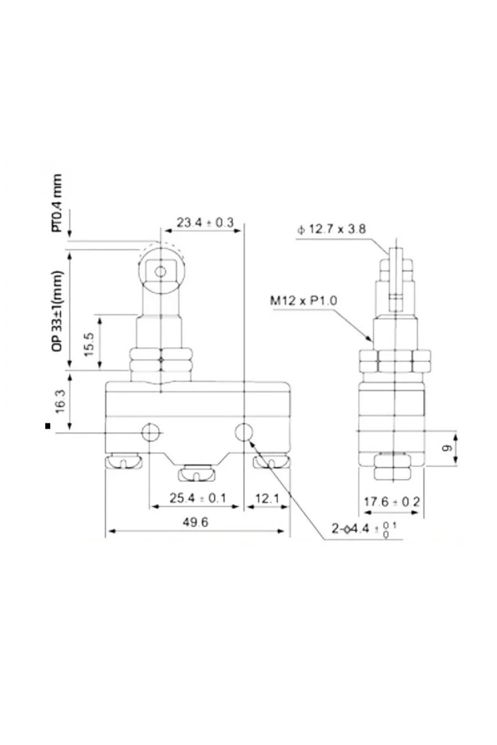 Z-15GQ22-B Micro Switch 3-Pin