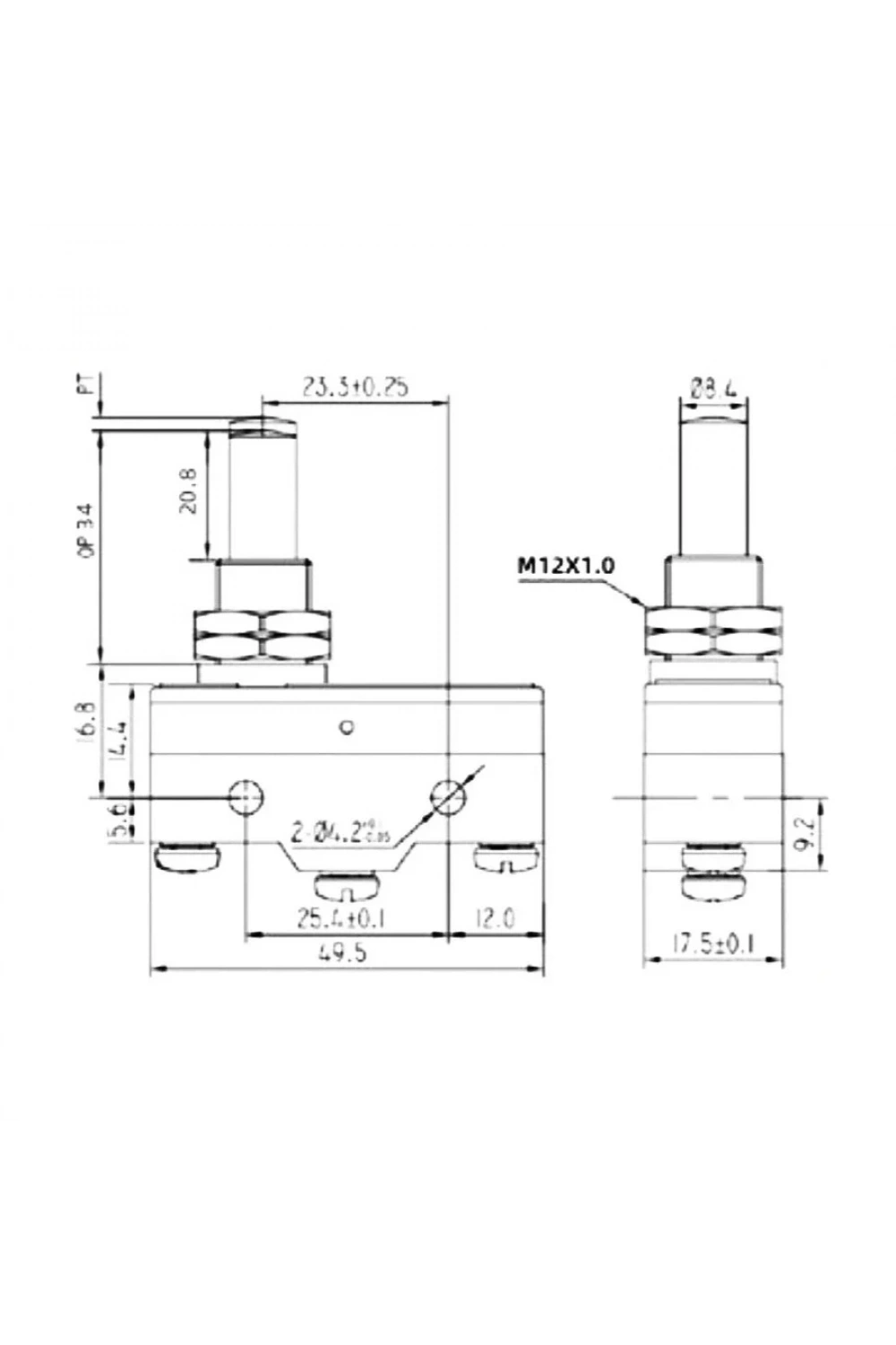 Z-15GQ8-B Micro Switch 3-Pin
