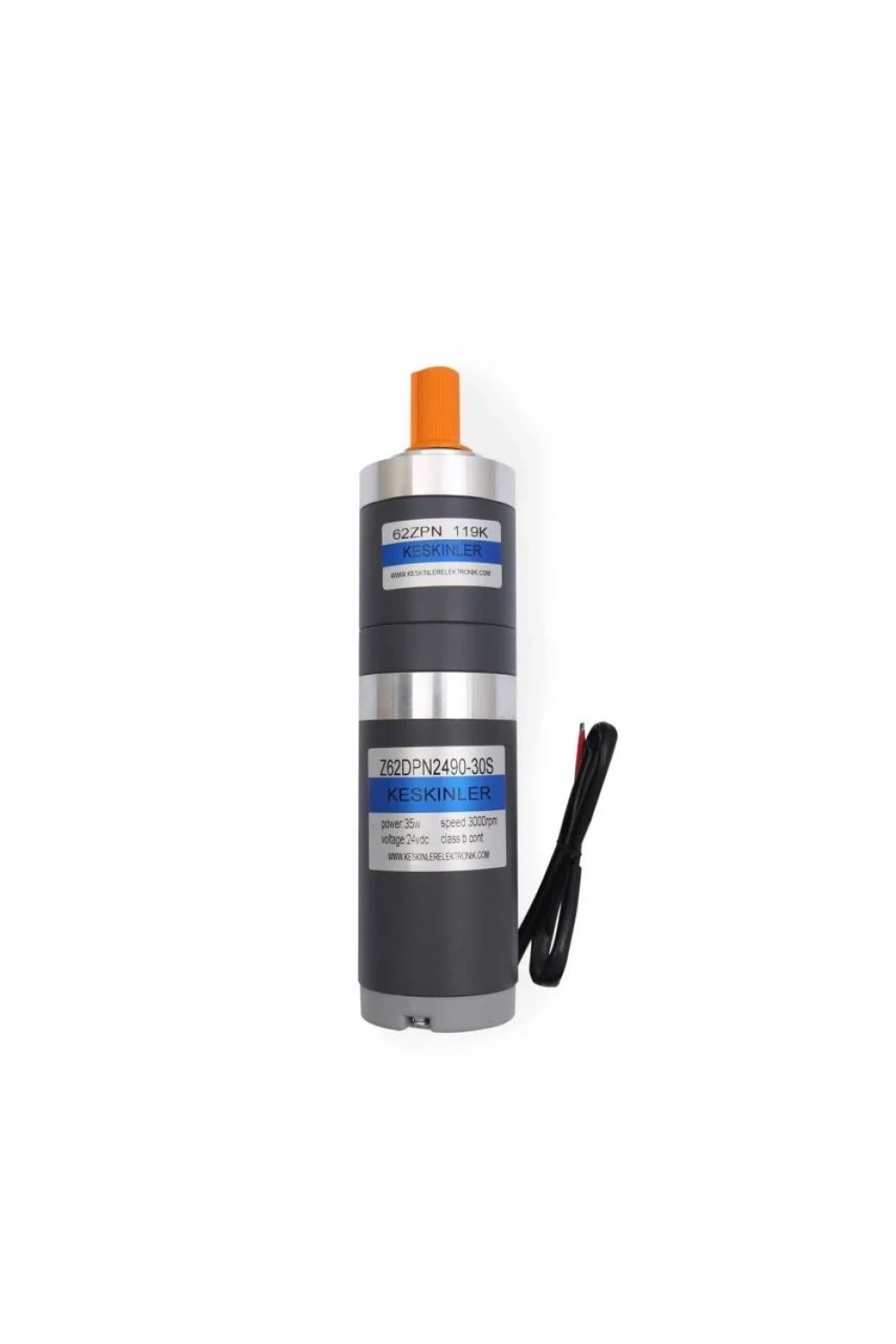 Z62DPN2490-30S 24V 25RPM Planetary Geared DC Motor