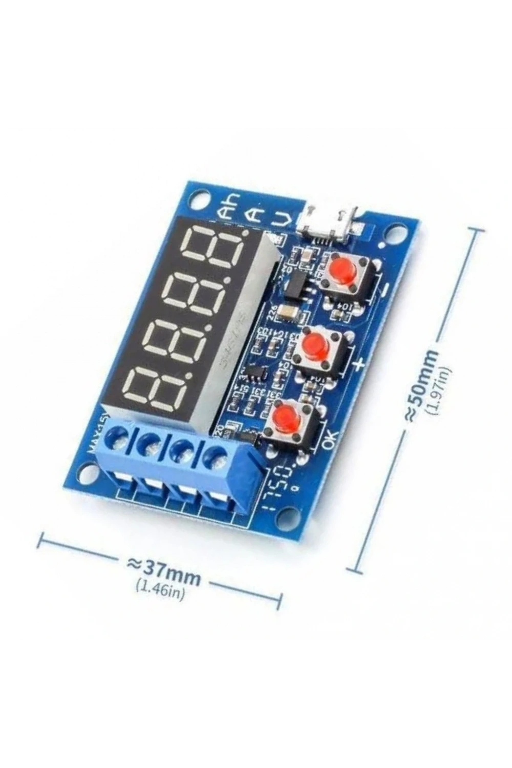 ZB2L3 18650 Lityum Akü Pil Kapasite Test Cihazı 1.5-15V 3A
