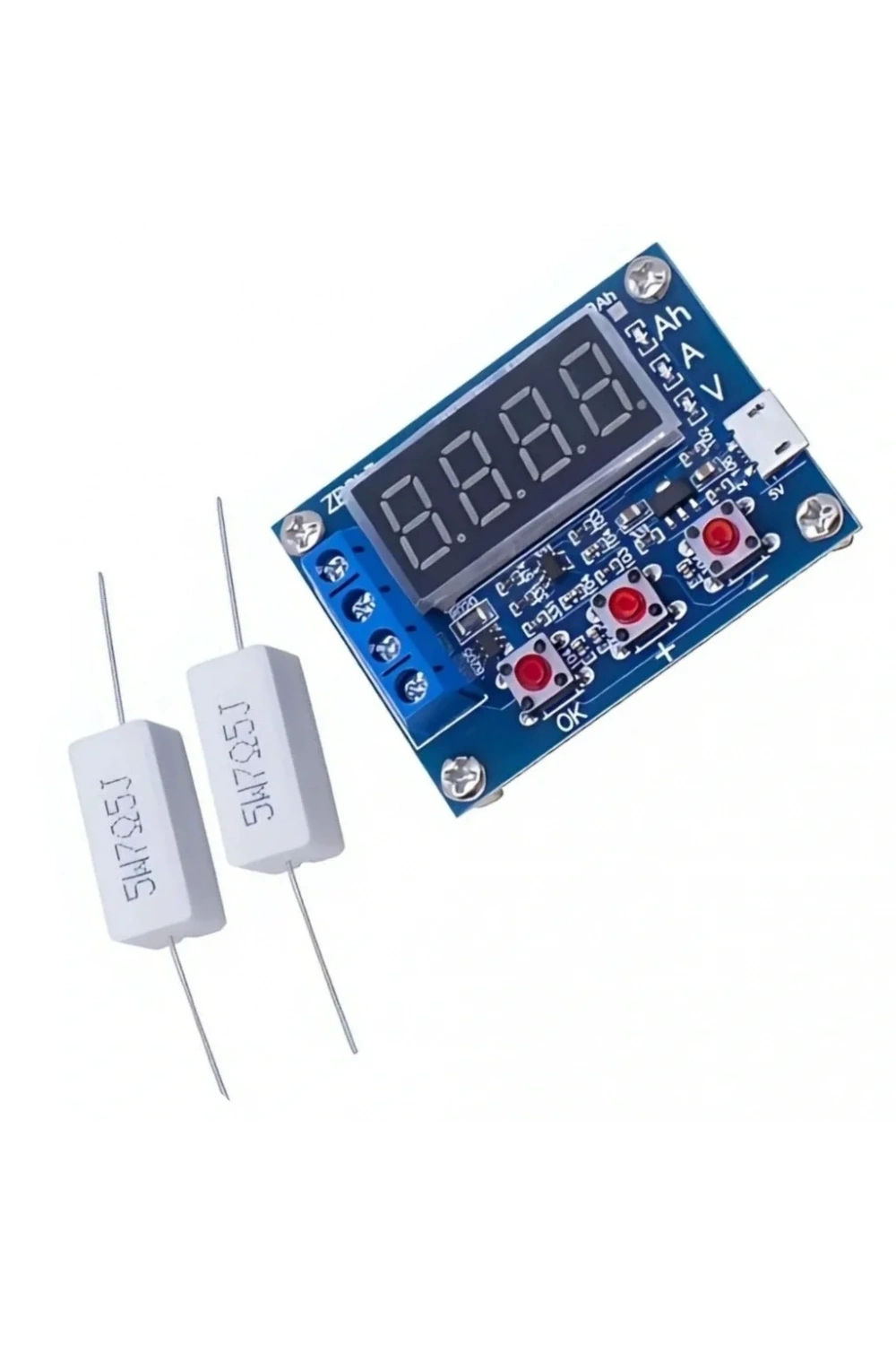 ZB2L3 18650 Lityum Akü Pil Kapasite Test Cihazı 1.5-15V 3A