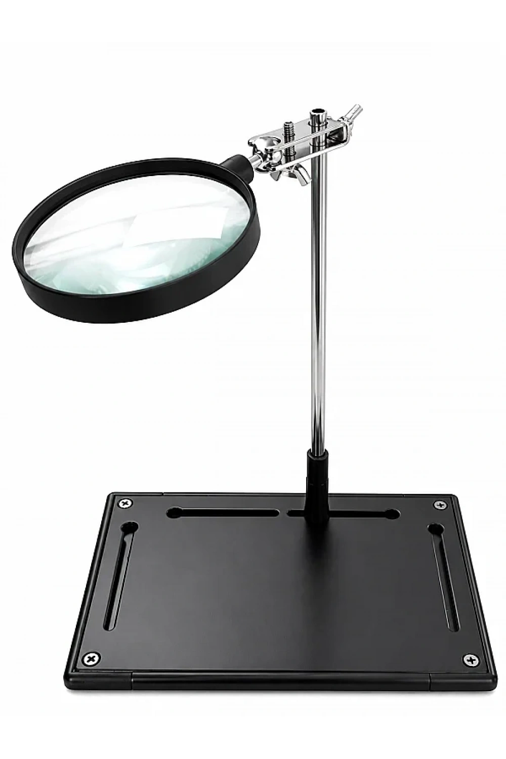 ZD-11P Alüminyum Tabanlı 3X OD90mm Büyüteçli Yardımcı El Mercek Aparatı