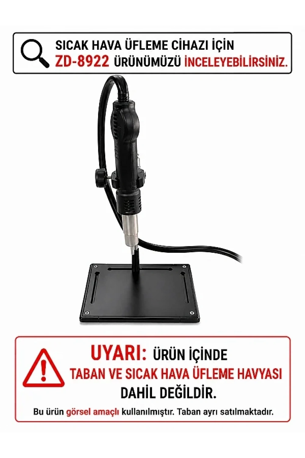 ZD-11P Sıcak Hava Tabanca Tutucu Aparatı - Tabansız