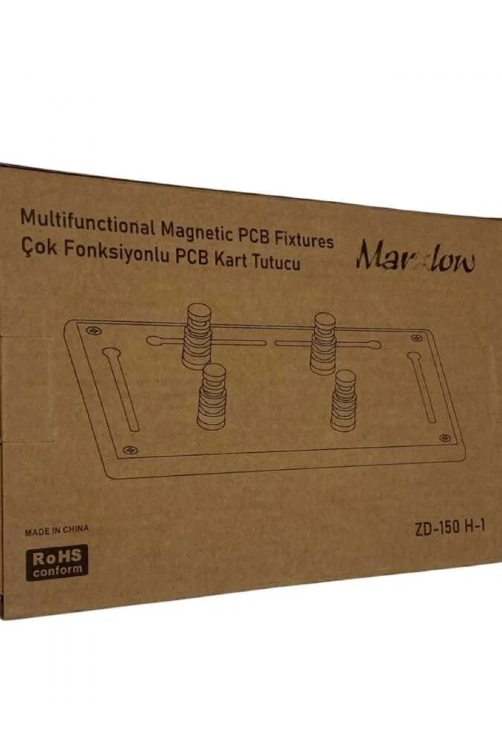 ZD-150H-1 Güçlü Manyetik Alüminyum Tabanlı PCB Tutucu