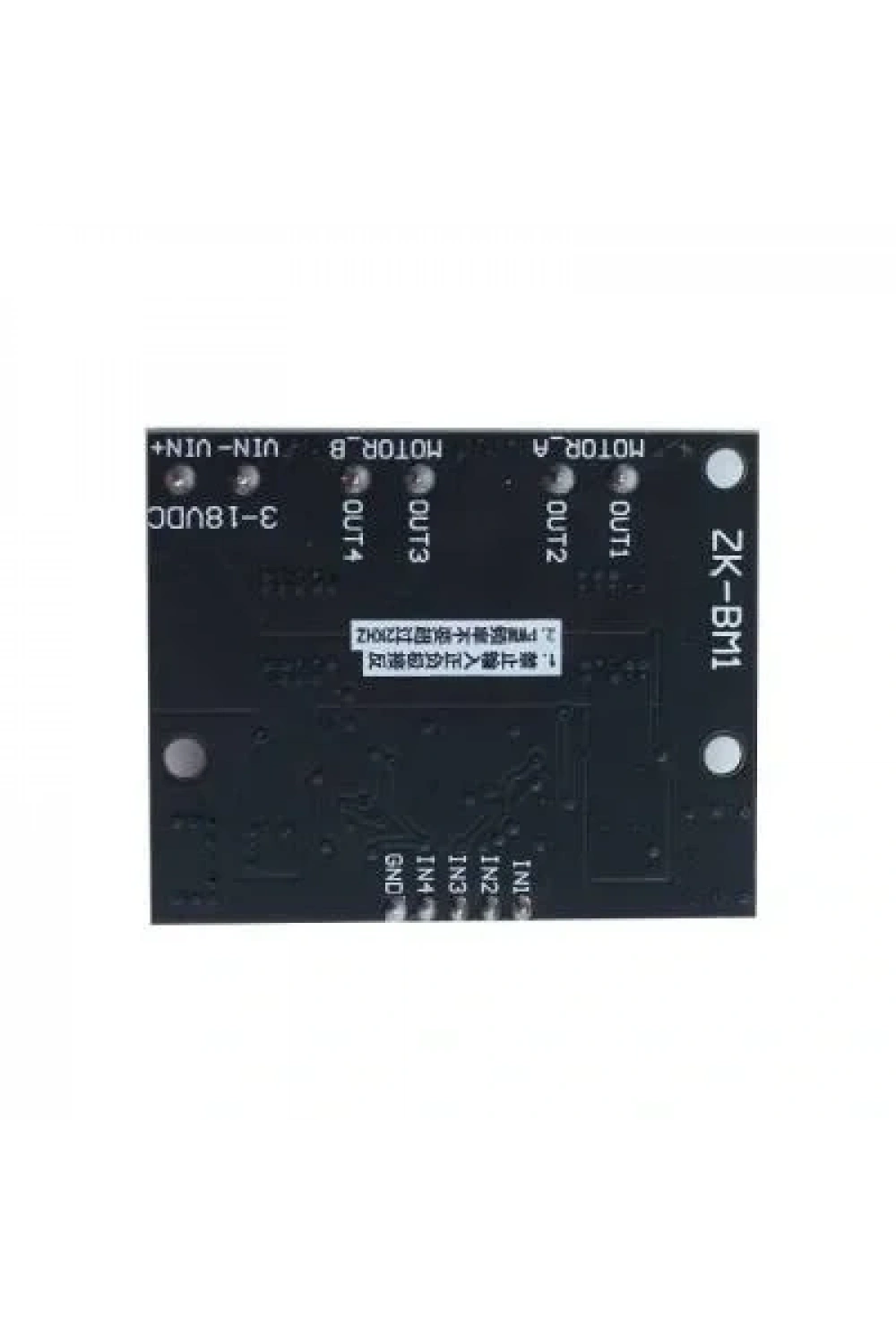 ZK-BM1 10A 3-18V DC PWM Çift Motor Sürücü