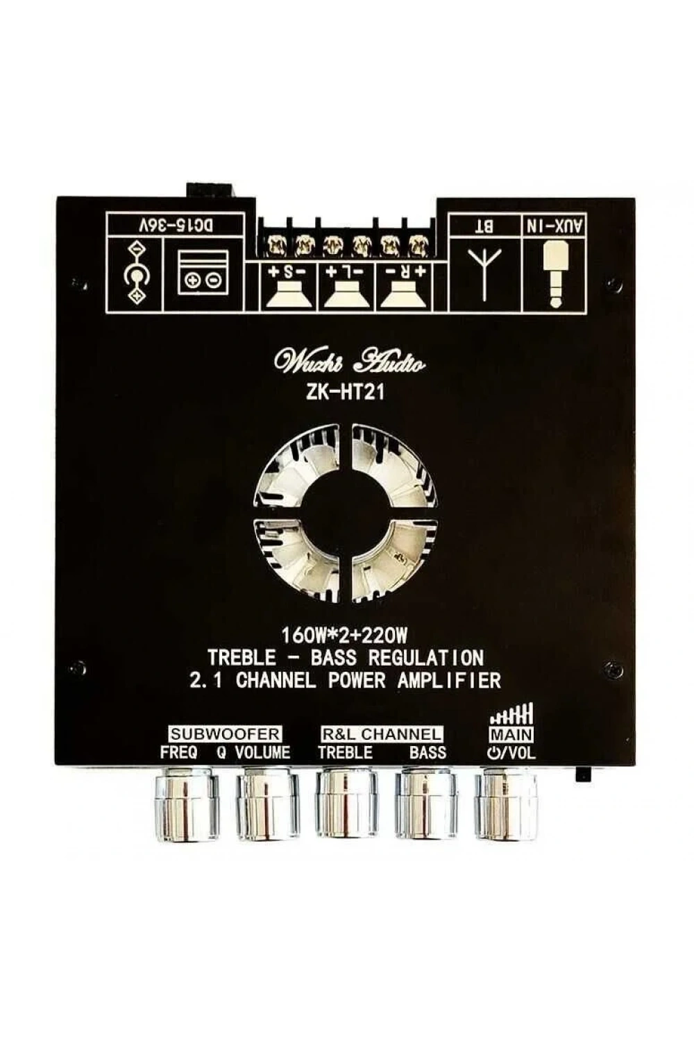 ZK-HT21 2x160W + 220W Bluetooth 5.0 2.1 Kanal Amfi Modülü TDA7498E