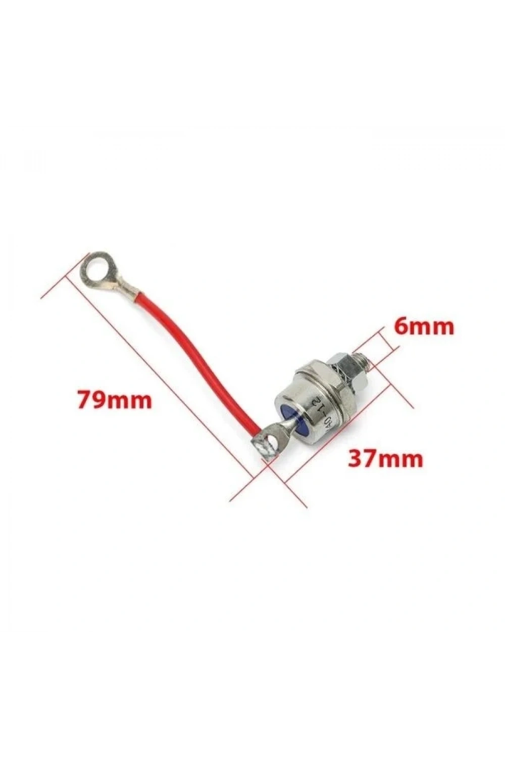 ZX70-12 70A 1200V Kablolu Metal Vidalı Diyot - Katot
