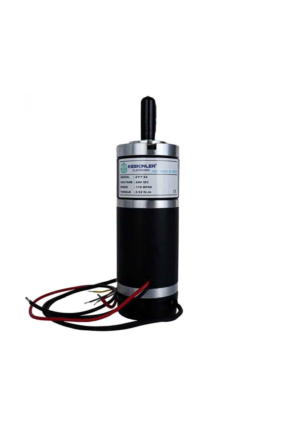 ZYT52RA 24V 110Rpm Planet Redüktörlü Encoderli Motor