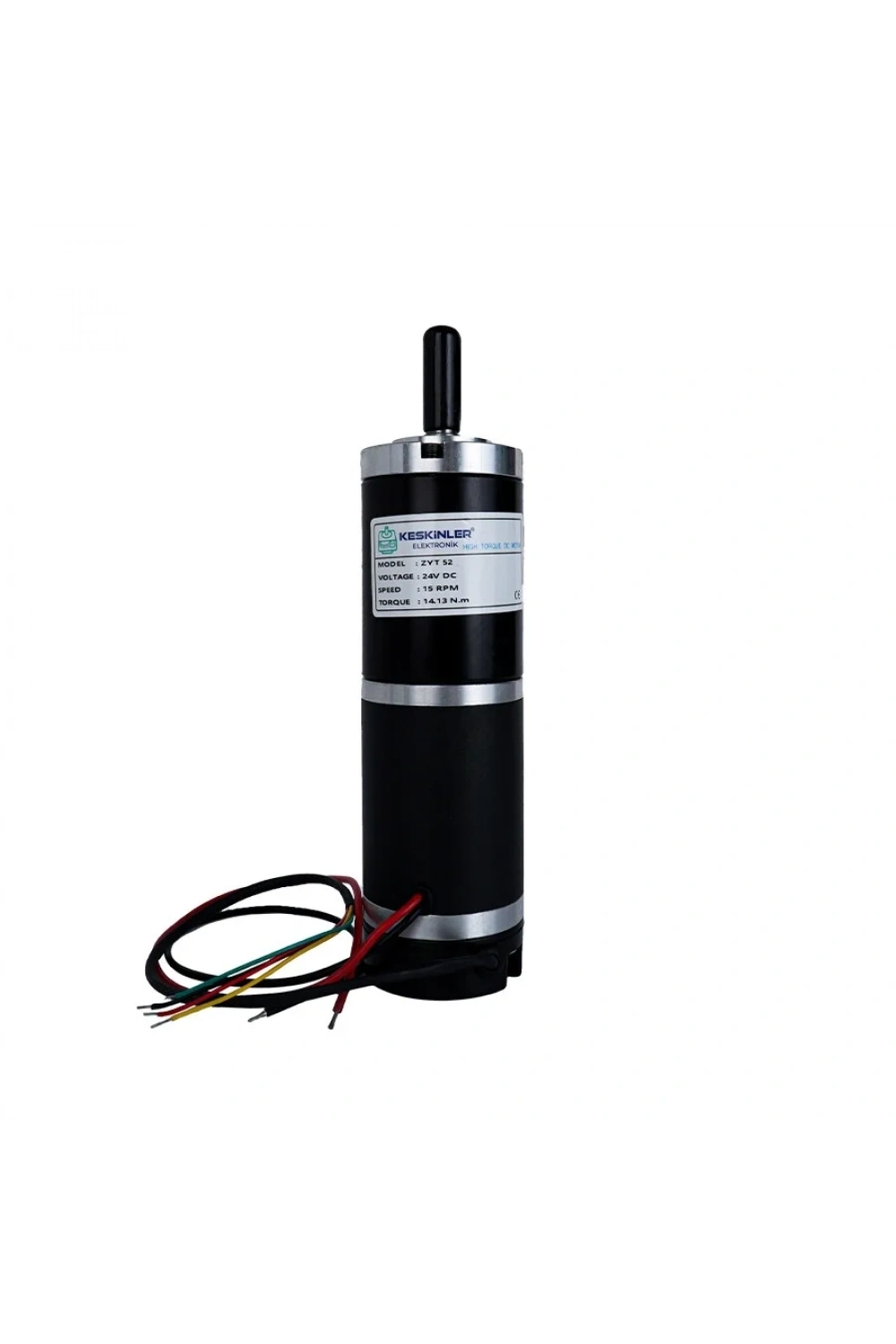 ZYT52RA 24V 15Rpm Planet Redüktörlü Encoderli Motor