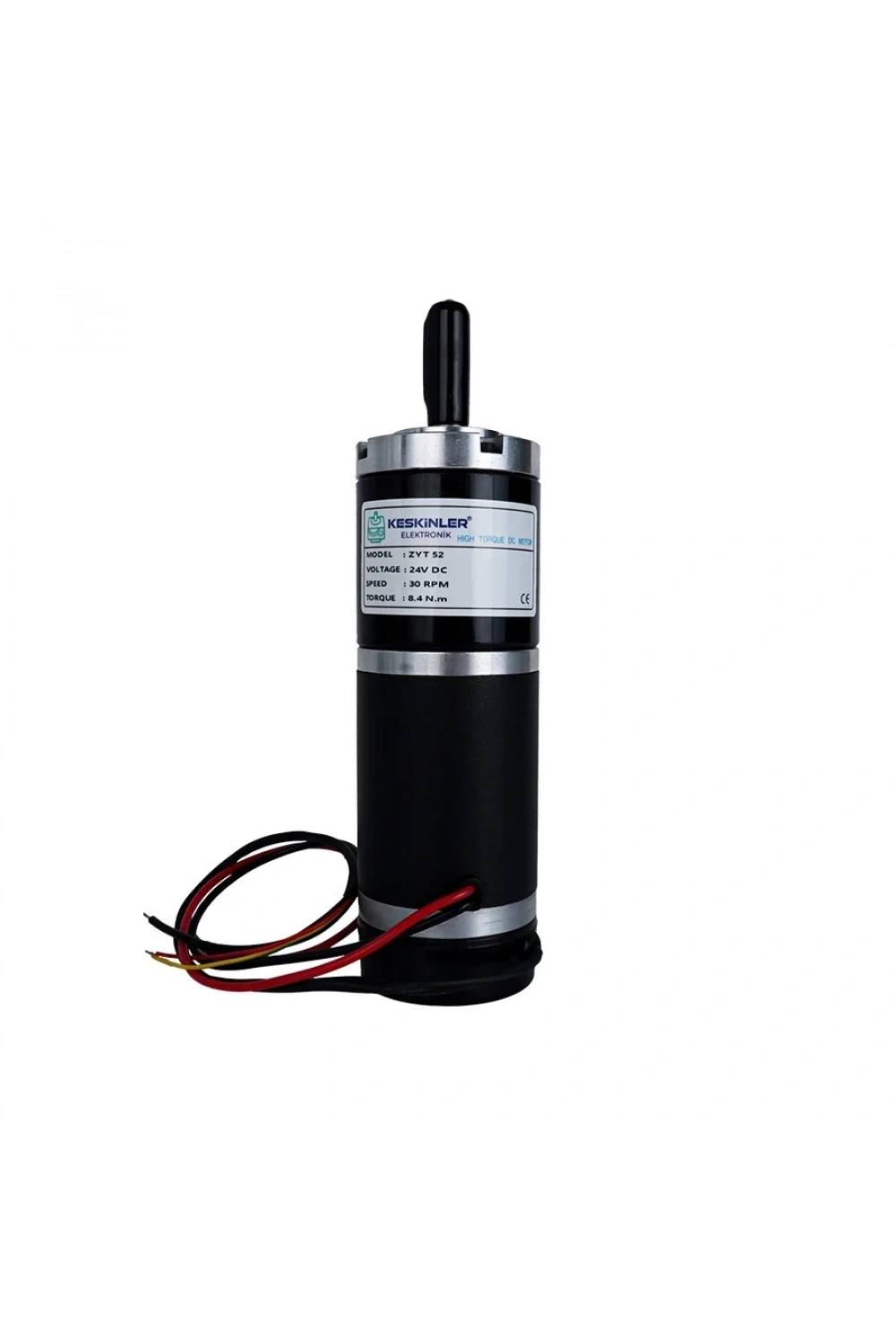 ZYT52RA 24V 30Rpm Planet Redüktörlü Encoderli Motor