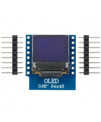 0.66 64x47 Oled Grafik Lcd Ekran - Beyaz