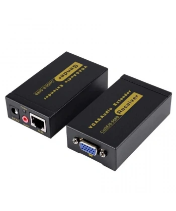 100m VGA Extender - VGA RJ45 Cat5E/6 Üzerinden Sinyal Uzatıcı