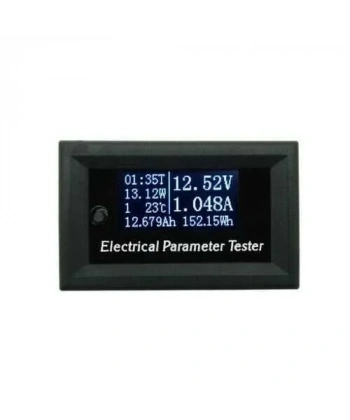 100V 10A 7in1 Dijital Voltmetre Ampermetre - Zaman Sıcaklık Watt Ölçer