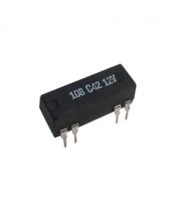 108 C42 12V Reed Röle Tek Kontak C/O 12VDC 0.25A