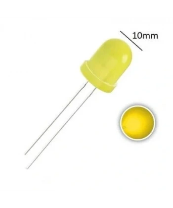 10mm Sarı Led - 10 Adet