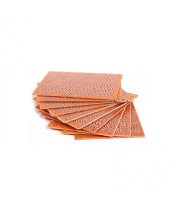 10x10 Delikli Bakır Plaket 100x100mm
