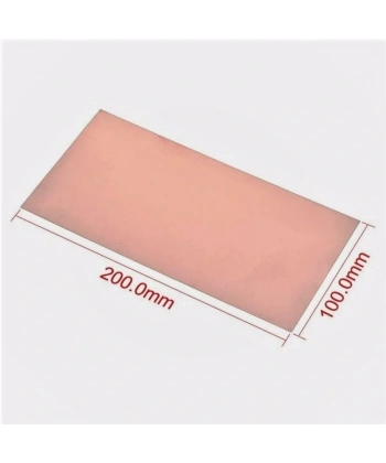 10x20 Bakır Plaket 100x200mm