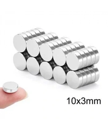10X3mm Neodyum Güçlü Mıknatıs - Neodim Magnet
