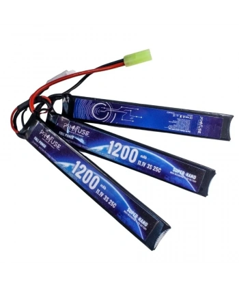 11.1V 3S 1200mAh 25C Airsoft Lipo Batarya