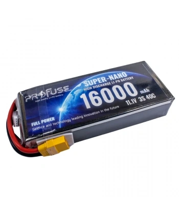 11.1V 3S 16000mAh 40C Lipo Batarya