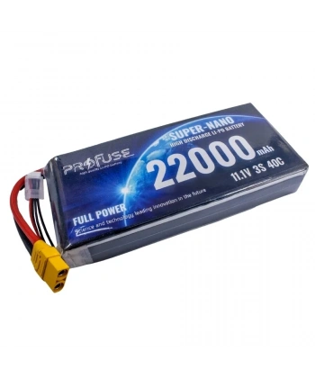 11.1V 3S 22000mAh 40C Lipo Batarya