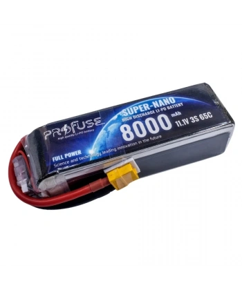 11.1V 3S 8000mAh 65C Lipo Batarya