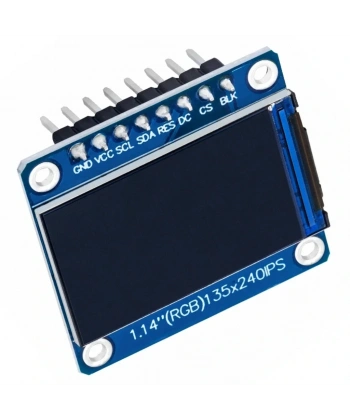 1.14 inch ST7789V Chip 135×240 RGB TFT IPS 8 Pin LCD Ekran Modülü