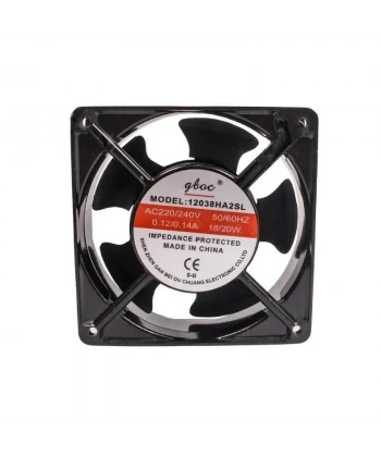 12038HA2SL 220V 0.12A Metal Fan - 120x120x38mm