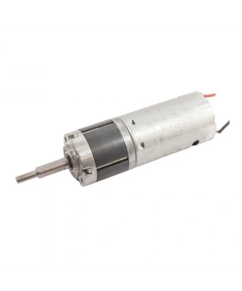 12V 1000RPM 28mm Planet Redüktörlü Kısa DC Motor - Vidalı Milli