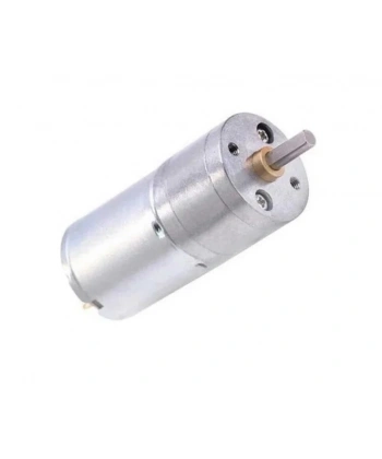 12V 25mm 16RPM Redüktörlü DC Motor