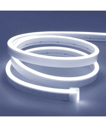12V Esnek Neon Şerit Led 5 Metre - Beyaz