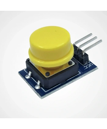 12x12mm Push Buton Switch Modül Sarı Kapak 1 Adet