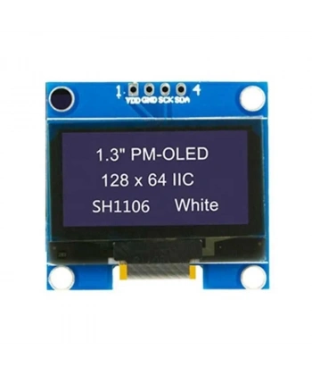 1.3 128X64 OLED Ekran Beyaz GME12864-80