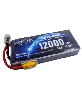 14.8V 4S 12000mAh 40C Lipo Batarya