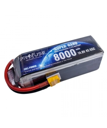 14.8V 4S 8000mAh 65C Lipo Batarya